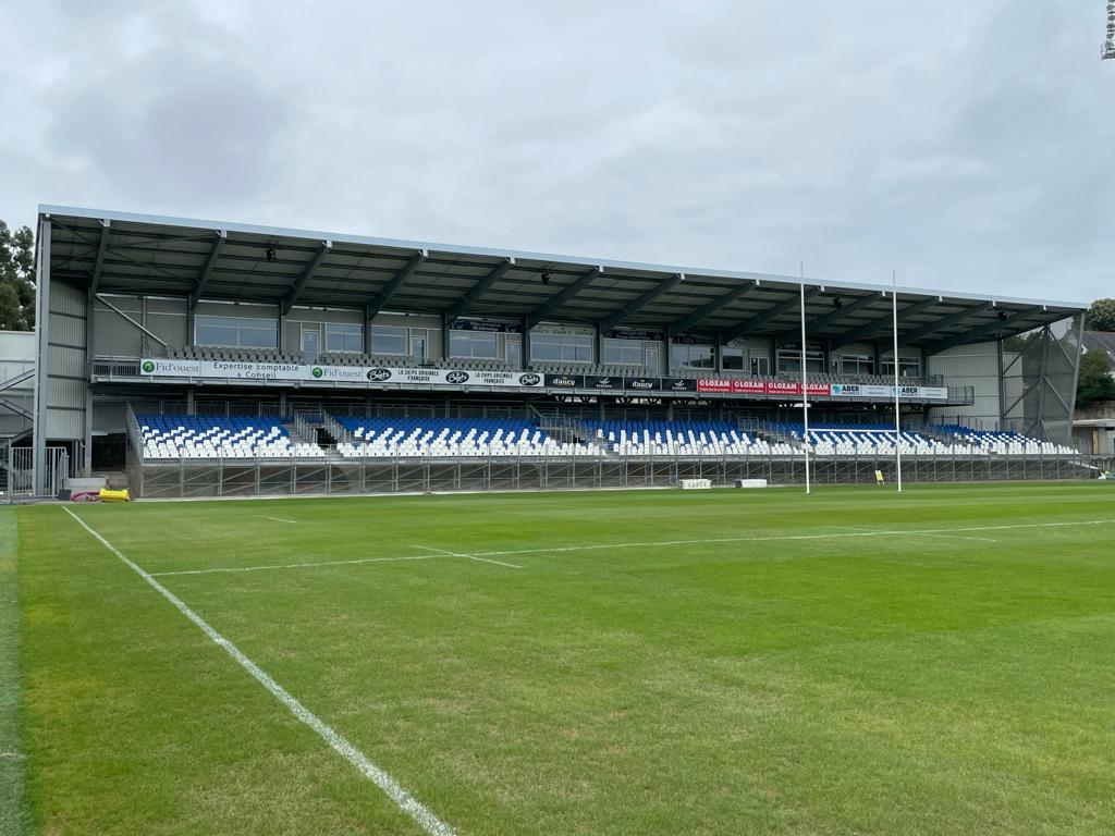 Vannes Stade la Rabine Tribune modulaire 1496 places
