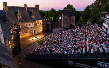 Tribune modulaire évènementielle Plessis Macé Festival d'Anjou