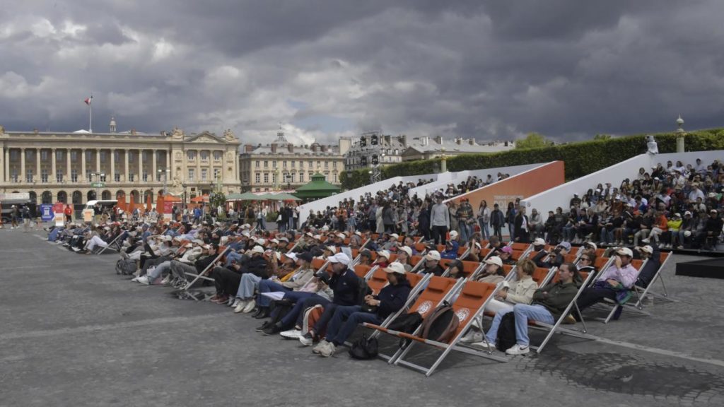 AIMKO / Fan zone Rolland Garros /juin 2025