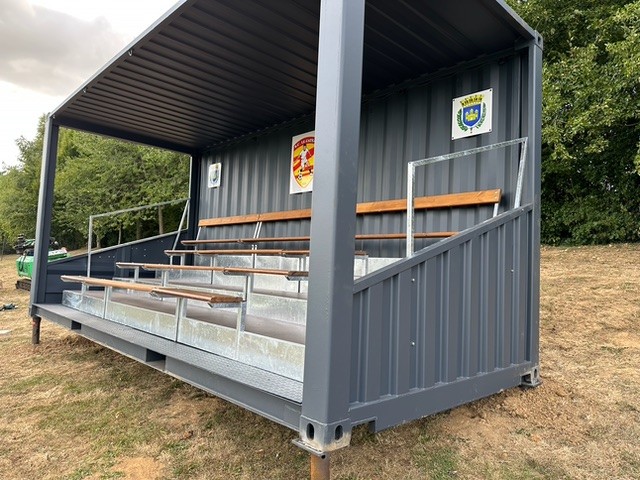 conteneur avec tribune