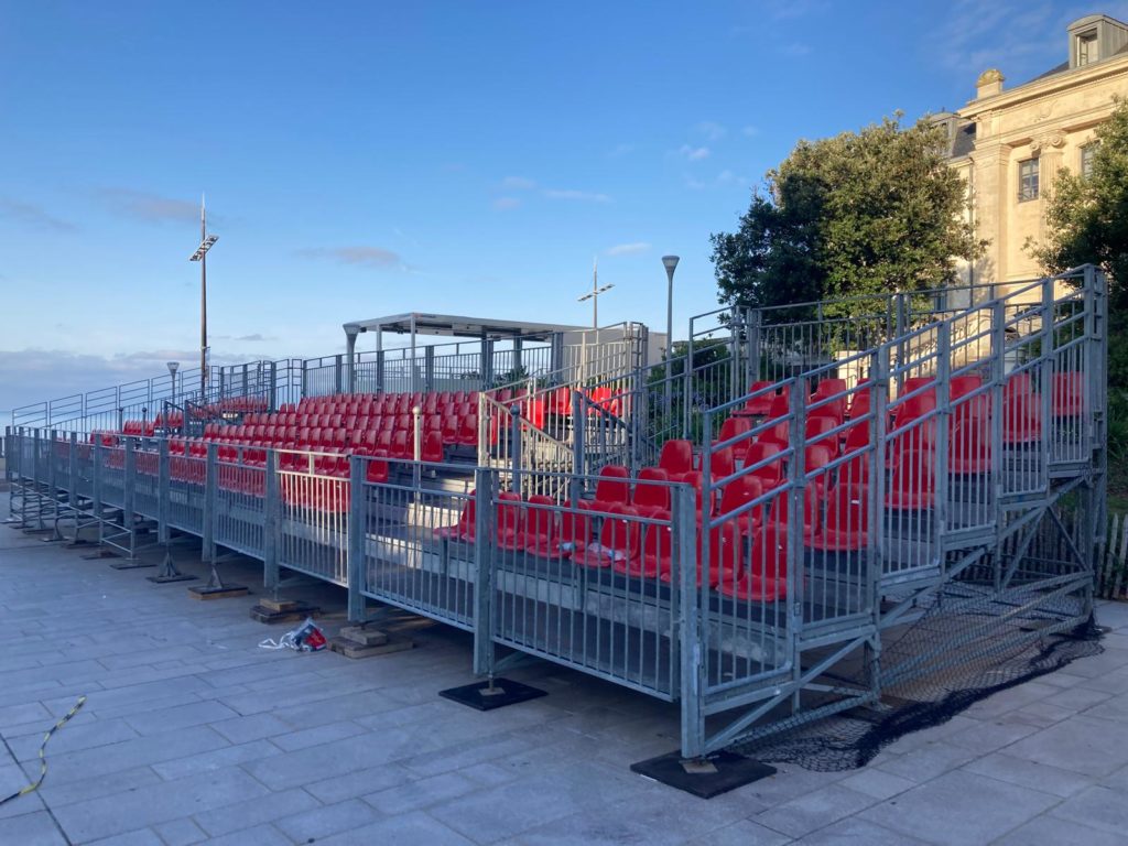 location de gradins pour compétition sportive