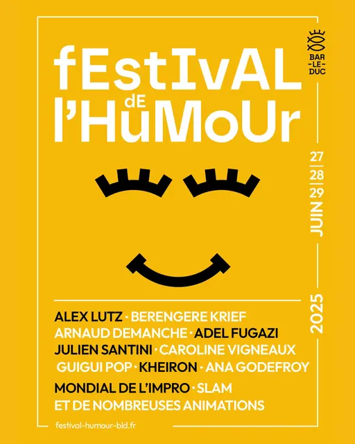 affiche festival de l'humour de Bar-le-Duc